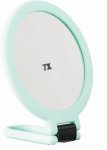 Basics Beauty Mirror Stand Foldable Round Mint Green 23.8X14.5CM 7X