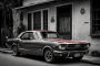 Canvas Wall Art - Ford Mustang Iconic Vintage 1964- B1505 - 120 X 80 Cm