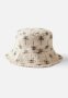 Cotton On Kids Reversible Bucket Hat - Rabbit Grey Palm/rainy Day