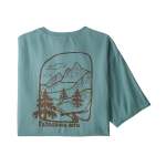 Mens Roam The Dirt Organic T-Shirt - Upwell Blue XL