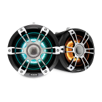 Fusion Signature Series 8.8" 330 Watt Sports Chrome Marine Wake Tower Speaker With Crgbw