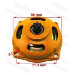 25H 6 Tooth Front Sprocket Unit - Yellow