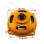 25H 6 Tooth Front Sprocket Unit - Yellow