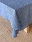 Linen House Revana Chambray Table Linen- Navy