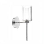 Chrysler Chrome And Glass Wall Light