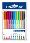 Staedtler Ballpoint Pens - Medium, Assorted - 10 Pack