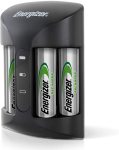 Energizer Rechargeable Aa Battery Charger With 4 Aa Nimh Rechargeable Batteries