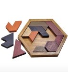 Hexagon Tangram Puzzle