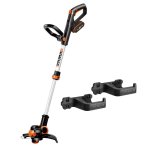 Worx Cordless GT3 Grass Trimmer WG163E.2 Plus Free WA0139 Hang It