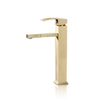 GBB002- Brushed Gold Tall Basin Mixer