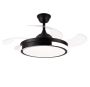 Invisible Blades Ceiling Fan With Lights Remote - Ems