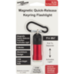 Power Red & Black Magnetic Keyring Flashlight