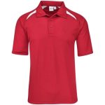 Kids Splice Golf Shirt Red