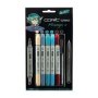Ciao Twin-tipped Manga 2 Marker Set 6 X Manga Design Markers