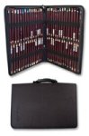 Jackson& 39 S 120 Pencil Case - Holds 120 Standard Pencils Black Nylon