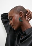 Superbalist Violet Hoop Earrings - Green