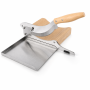 Unbranded Manual Biltong Slicer With Wood Base And Tray