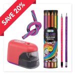 Pink Electric Sharpener Gift Pack