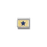 Composable Classic Link Gold With Star Blue