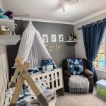 Curtains Per Drop Plain Color Blue