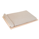 Zen Dog Bed - Medium - 108CM L X 14CM H X 75CM W Oatmeal