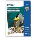  Epson S041649 Glossy Photo Paper, 52 lbs., Glossy, 8