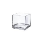 Square Glass Vase - 8X8X8