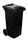 80 Wheelie Bins Recycled Non Sabs – Black