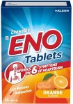 Heartburn & Antacid Tablets Orange Tablet