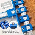 Woodworking Handle Punching Locator Multi-functional Cabinet Door Wardrobe Door Opening Furniture Handle Opening Locator