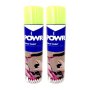 Powr Spray Paint Fluorescent Yellow 300ML 2 Pack