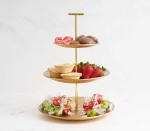 Food Stand 3TIER 2ASS Glitter