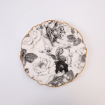 Jenna Clifford - Black Rose Side Plate Set Of 4