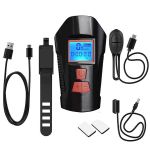 USB Rechargeable Bicycle Light With Horn & Speedometer