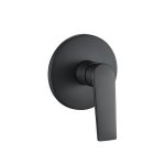 Shower bath Mixer Vita Double Black