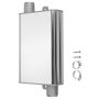 24MM Muffler Upgraded Clamp Bracket Silver Compatible With Universal