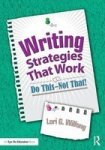 Writing Strategies That Work - Do This--not That Paperback