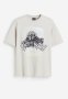 Loose Fit T-Shirt - Light Greige Rick And Morty