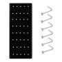 40PCS Stainless Steel L Shape Nose Stud Piercing Jewelry For Women Men Can Be Anniversary Gift