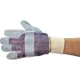 Chrome Leather Rigger Gloves Knitted Wrist Sz 10