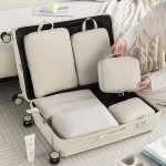1PC Portable Travel Memory Cloth Compression Storage Bag Six-piece Set Suitable For Business Travel Luggage Clothing Washing And
