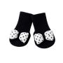 Comfortable Soft Cotton Infant Bootie Socks With Bow - Black