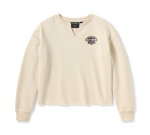 Women’s Iron Rose Fleece Crew – Birch