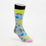 Happy Socks Balloons Sock - Blue Grey - Blue Grey 36-40