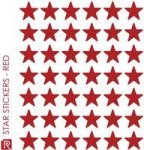 Star Stickers Red 168 Stickers