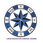 Pool Motif Navigation Compass Large 1500MM