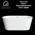 Halo 1700 White Freestanding Bath - 1700 X 790MM