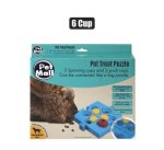 Pet Dog Toy Treat Puzzle 6 Cup 27CM Asst Marketplace Brits Bros