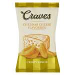 Craves Cheddar Cheese Flavoured Crispy Rings 60GR