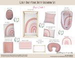 Cot Duvet Bedding Girly Only Pink Dotty Rainbow Set